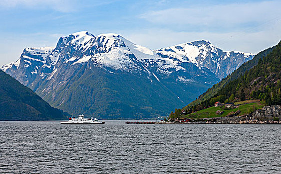 景色,风景,挪威,峡湾