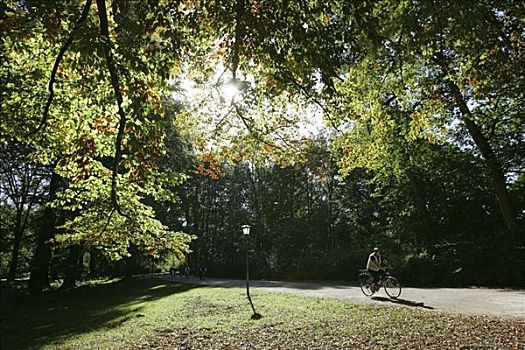 慕尼黑,2005年,秋天,英式花园