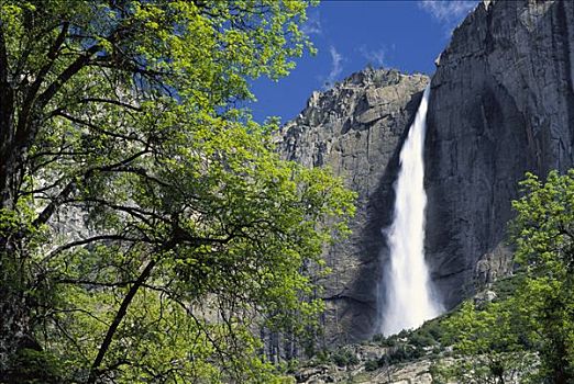 婚纱瀑,优胜美地国家公园,加利福尼亚