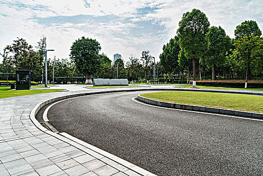 公园里的公路