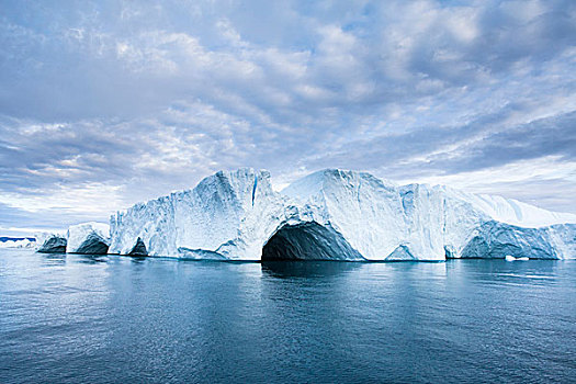 冰山,伊路利萨特,格陵兰,北美