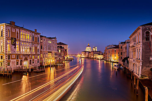 风景,邸宅,圣玛丽亚教堂,行礼,大运河,威尼斯,威尼托,意大利,欧洲