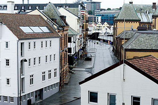 城市,雨,斯塔万格,挪威