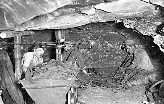 开采,男人,矿,煤,20世纪40年代,德国,欧洲