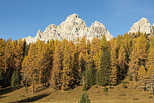 山峦,三个山峰,白云岩,南蒂罗尔,意大利,欧洲