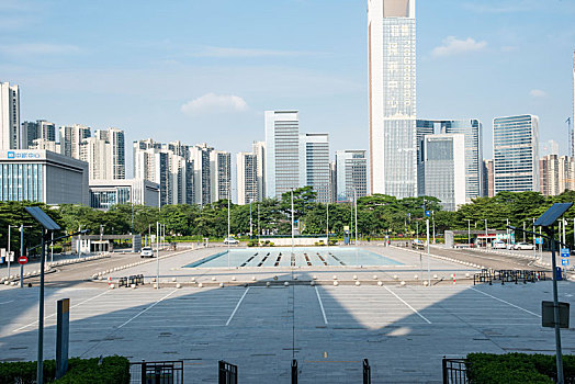 城市,空,汽车背景图