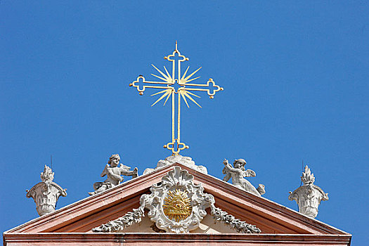 奥地利,下奥地利州,教堂,天主教,十字架