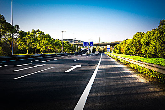 汽车,道路山