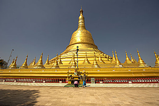 建造,10世纪,毁坏,几个,一个,佛塔,站立,脚,制作,最高,塔,缅甸