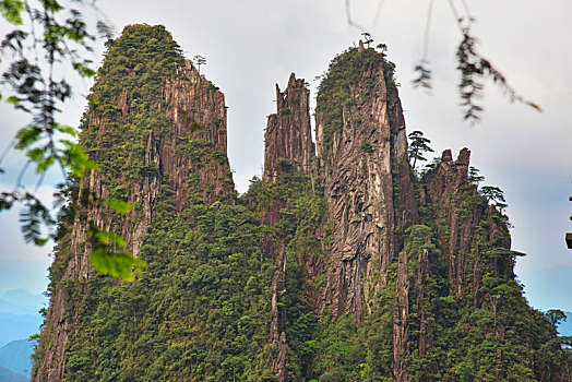 人间仙境,天南第一峰,湖南郴州市宜章县蟒山五指峰