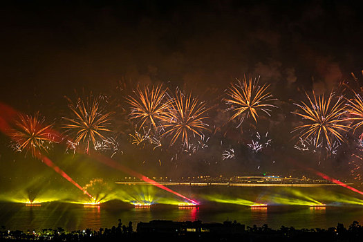 珠海市庆祝建国70周年烟花汇演