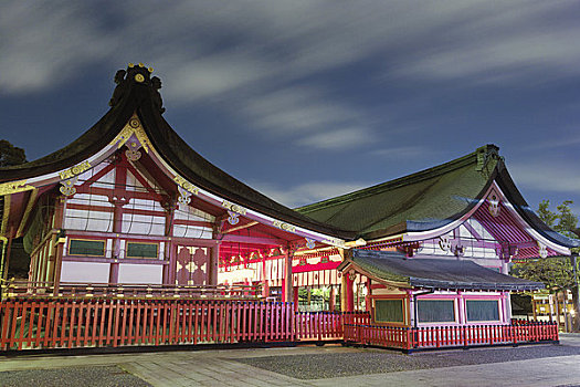 伏见稻荷大社,神祠,伏见,京都,京都府,关西,本州,日本