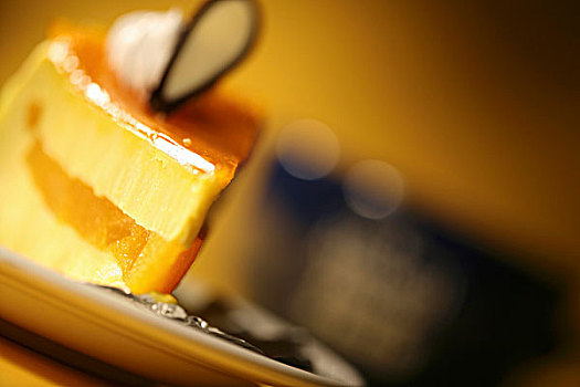 切片,奶酪,蛋糕