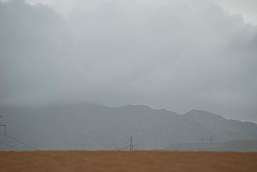 中国西部沙漠风光