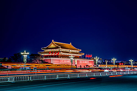 北京,天安门,夜景
