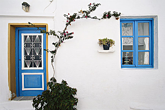 希腊,基克拉迪群岛,帕罗斯岛,入口,房子,大幅,尺寸