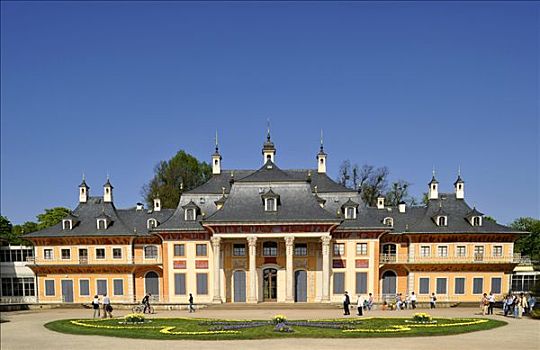花园,宫殿,德累斯顿,萨克森,德国,欧洲