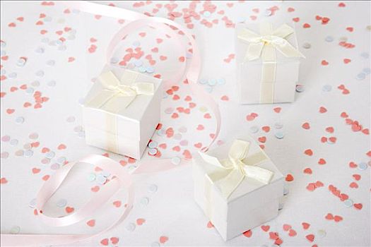 婚礼,礼物,五彩纸屑