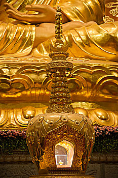 陕西西安法门寺合十舍利塔地宫中这宝函存放着释迦牟尼佛祖的真身舍利