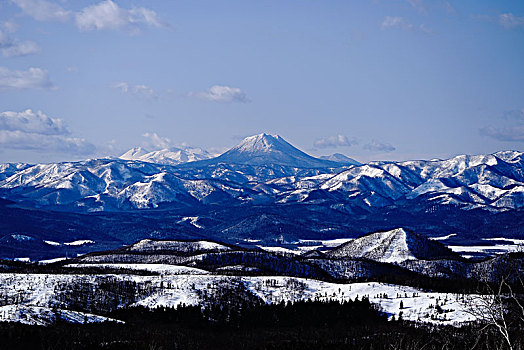 山,北海道,日本