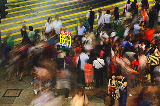香港回归十周年图片展览－香港街头即景