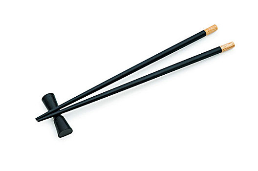 黑色,筷子,隔绝,白色