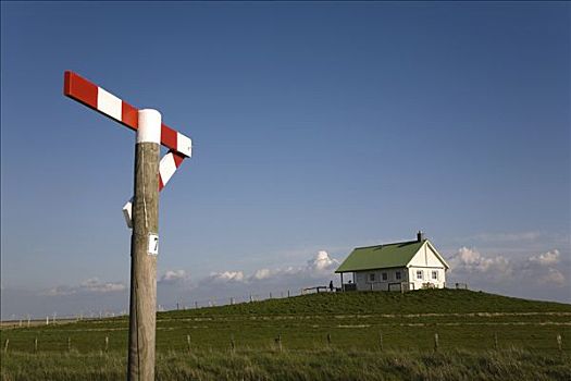 小屋,途中,汉堡市,北方,德国,欧洲