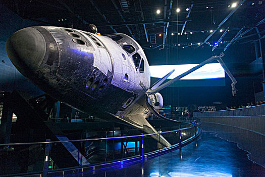 宇宙飞船,展示,肯尼迪航天中心,卡纳维拉尔角,佛罗里达,美国