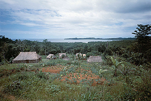 地点,围绕,小,乡村,新喀里多尼亚