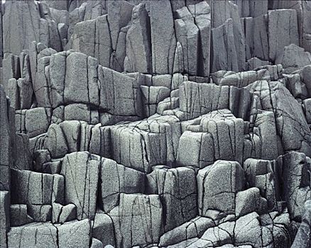 玄武岩,岛屿,新斯科舍省,加拿大
