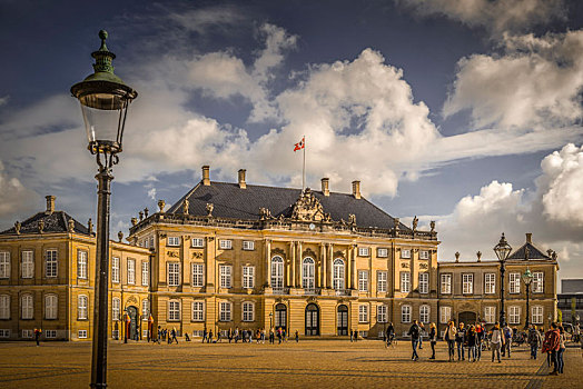 欧洲,丹麦,哥本哈根,宫殿,城堡广场