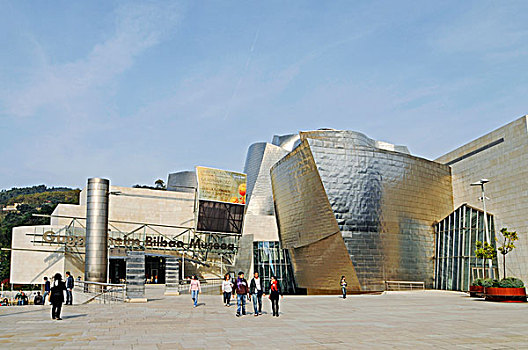 古根海姆博物馆,毕尔巴鄂,省,巴斯克,西班牙,欧洲