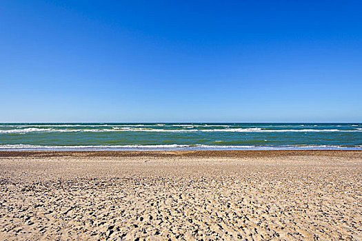 海滩,夏天,北方,日德兰半岛,丹麦
