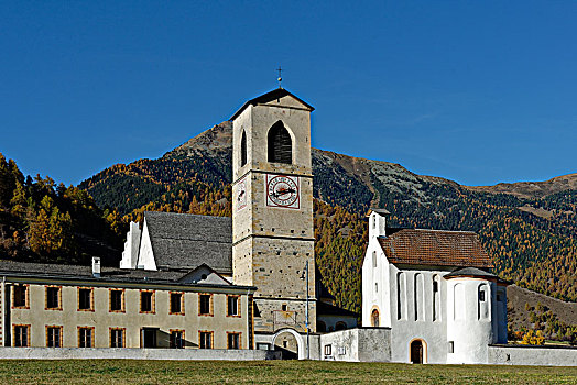教堂,圣徒,瑞士,欧洲