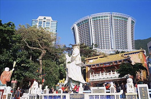 中国,香港,浅水湾,雕塑
