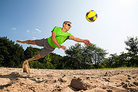 沙滩排球,44岁,巴登符腾堡,德国,欧洲