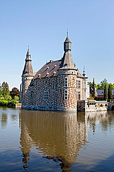 城堡,16世纪,乌伊,省,比利时,欧洲