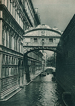 叹息桥,威尼斯,意大利,艺术家