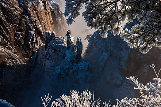 最美黄山冬雪时