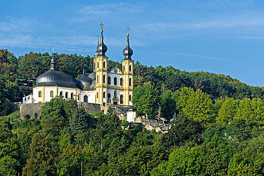 小教堂,朝拜,场所,五兹堡,巴伐利亚,德国,欧洲