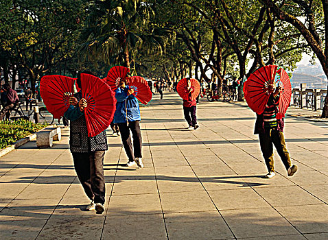 跳舞,桂林,中国