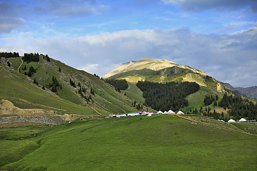 新疆,湖