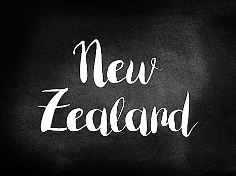 新西兰,书写,黑板
