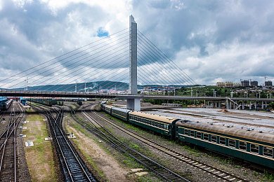 绥芬河斜拉桥图片
