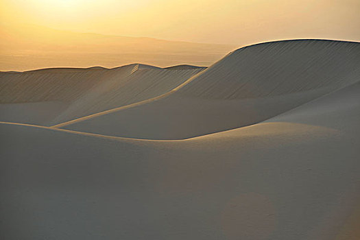 马斯奎特沙丘,早晨,亮光,日出,死亡谷国家公园,莫哈维沙漠,加利福尼亚,美国