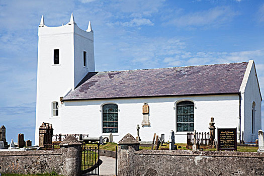 户外,教区教堂,安特里姆郡,北爱尔兰