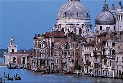 风景,威尼斯,运河,大运河,小船,意大利,欧洲,世界遗产