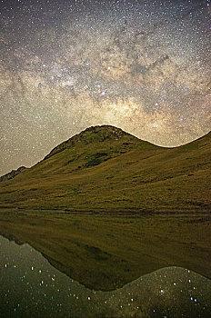 星空,银河,夜景,嵛山岛