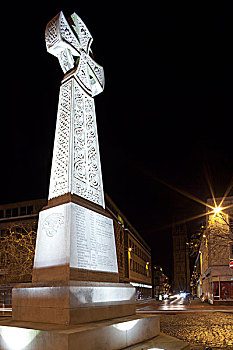 英格兰,萨默塞特,战争纪念碑,城镇中心