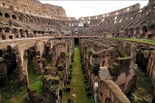 地窖,遗址,角斗场,罗马,意大利